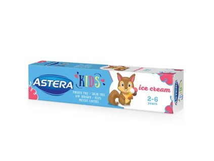 Zubná pasta 2-6 Zmrzlina Astera  KIDS Aroma 50 ml sladká