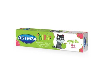 Zubná pasta 6+ Jablko Astera  KIDS Aroma 50 ml sladká