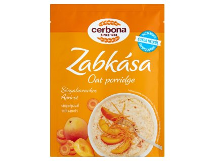 cerbona ovsena kasa marhulova bez pridaneho cukru so sladidlami 50g