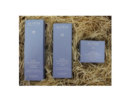 Darčeková sada kozmetiky Rose Hydrobiome Alteya Organics