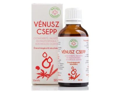 Venušine kvapky - Bálint Vénusz cseppek -Účinná podpora pri menštruačných ťažkostiach a ženských hormonálnych výkyvoch 50ml