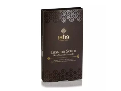 ISHA Dark Brown - prírodná tmavohnedá farba