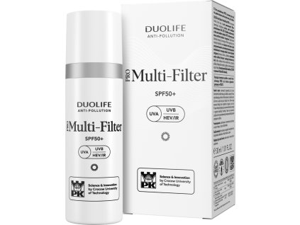 DuoLife Anti‑Pollution Pro Multi Filter SPF 50 – Ochranný pleťový krém proti znečisteniu