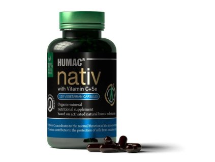 HUMAC Nativ kapsule s vitamínom C+Se 120 ks