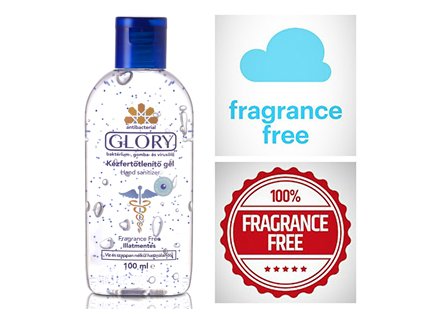 GLORY dezinfekčný gél na ruky bez vône 100 ml