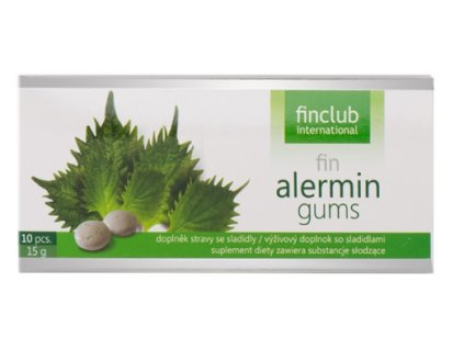 Finclub Alermin gums 10 žuvačiek