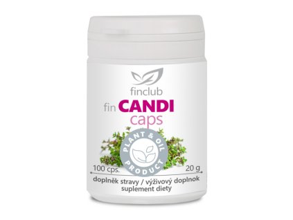 Finclub Candicaps 100 kapsúl – oregánový olej, kvasinky a plesne pozor!