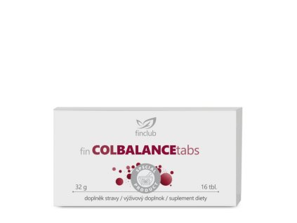 Finclub Colbalancetabs 16 kapsúl – Žuvacie tablety s tráviacimi enzýmami