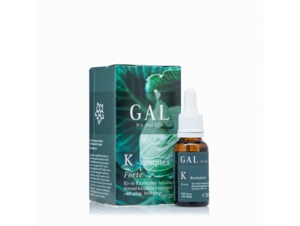 GAL K-komplex vitamín Forte, 1000 mcg K-komplex, 20ml (60 dávok)