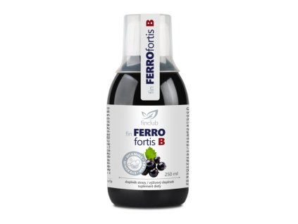 Finclub Ferrofortis B 250ml – Železo v tekutej forme