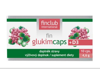 Finclub fin Glukimcaps+D3 10 kapsúl