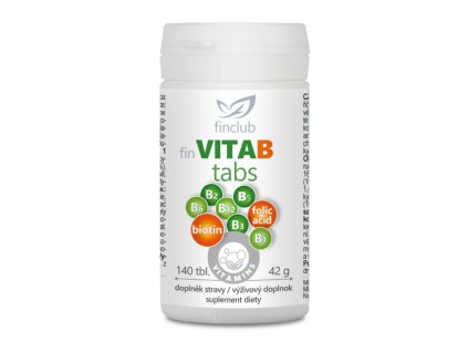 Finclub VitaBtabs 140 tablet – Zdroj vitamínov skupiny b na energiu a emocionálnu rovnováhu