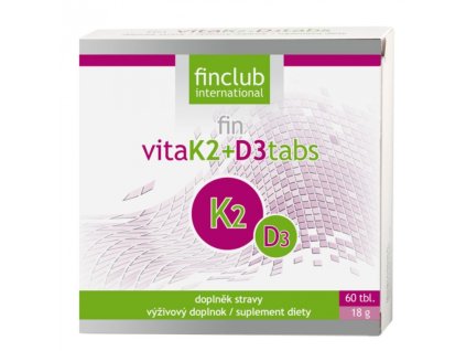 Finclub VitaK2+D3tabs 60 tabliet