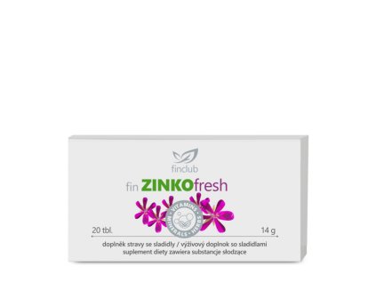 Finclub Zinkofresh 20 tabliet – Tablety na cmúľanie starostlivosť o imunitu