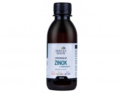 ADELLE DAVIS Lipozomálny zinok s vitamínom C 200 ml