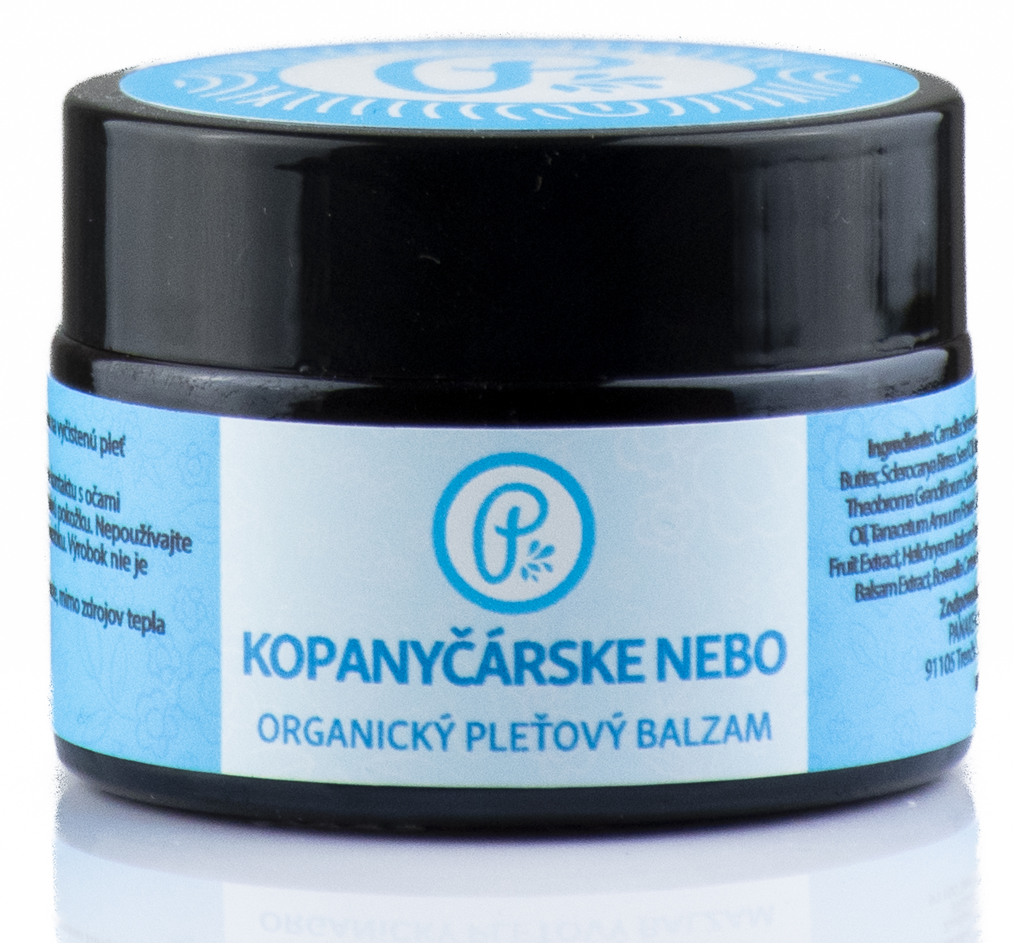 E-shop PANAKEIA KOPANYČÁRSKE NEBO – organický luxusný pleťový balzam 30,15ml Objem: 30ml