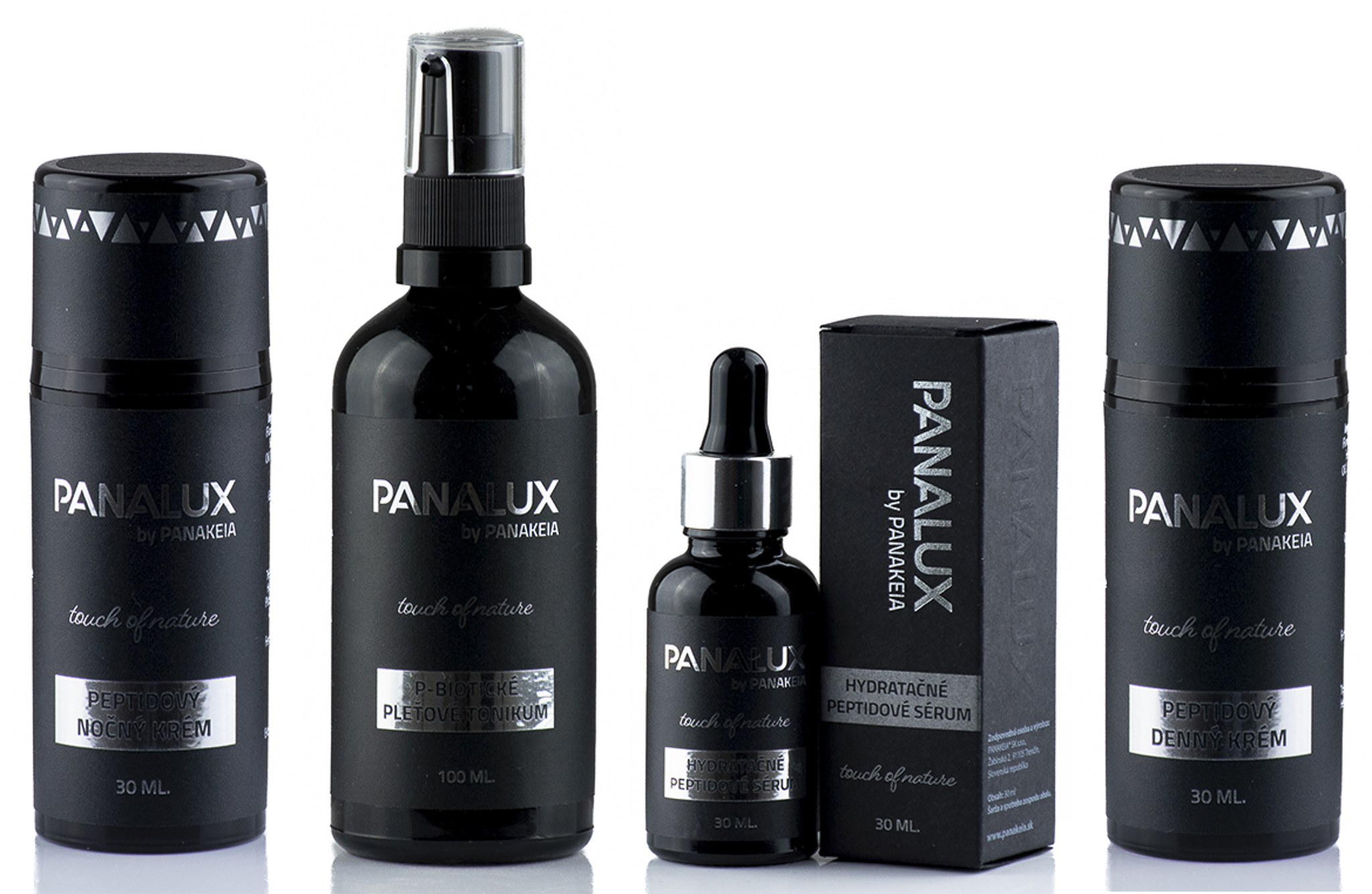 PANALUX by PANAKEIA Peptidový set komplet 3x30ml 1x100ml