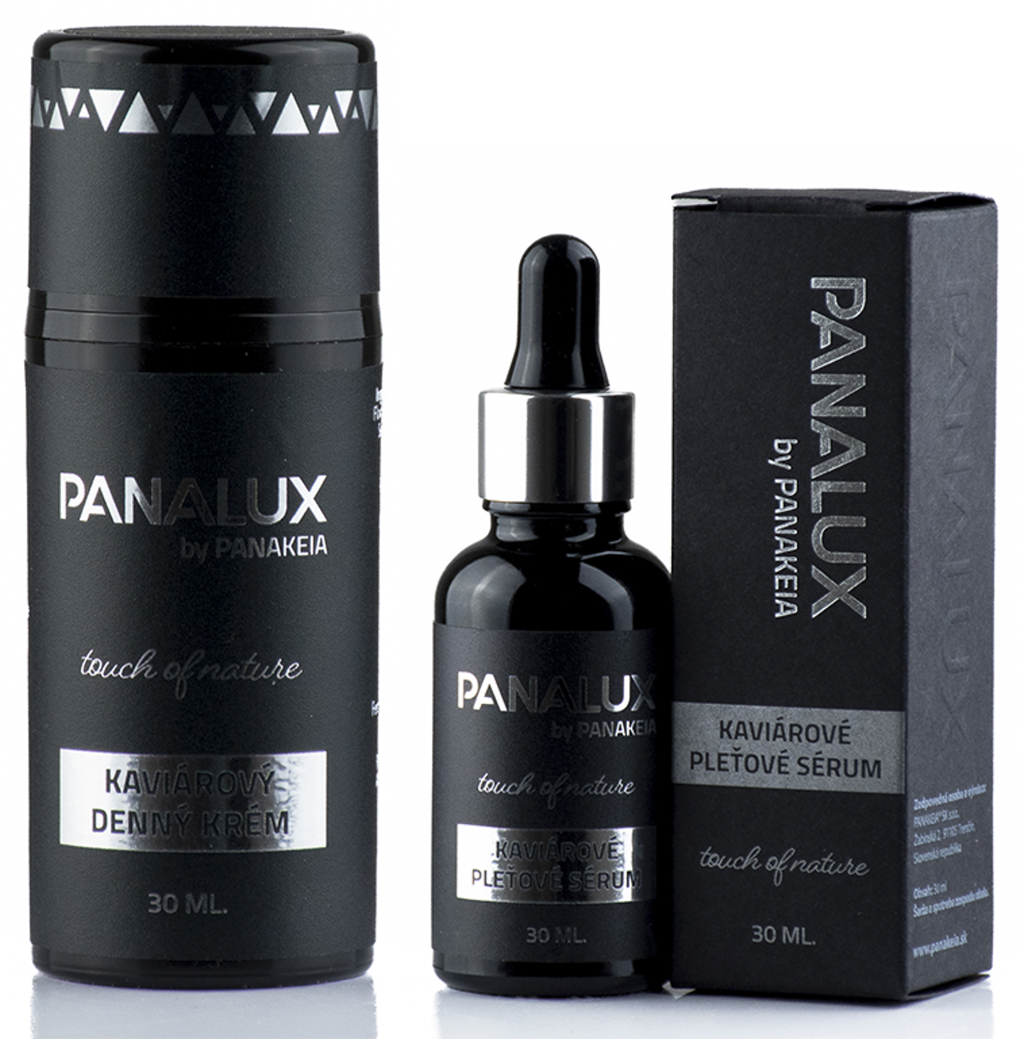 PANALUX by PANAKEIA Kaviárový set denný krém a sérum 2x30ml