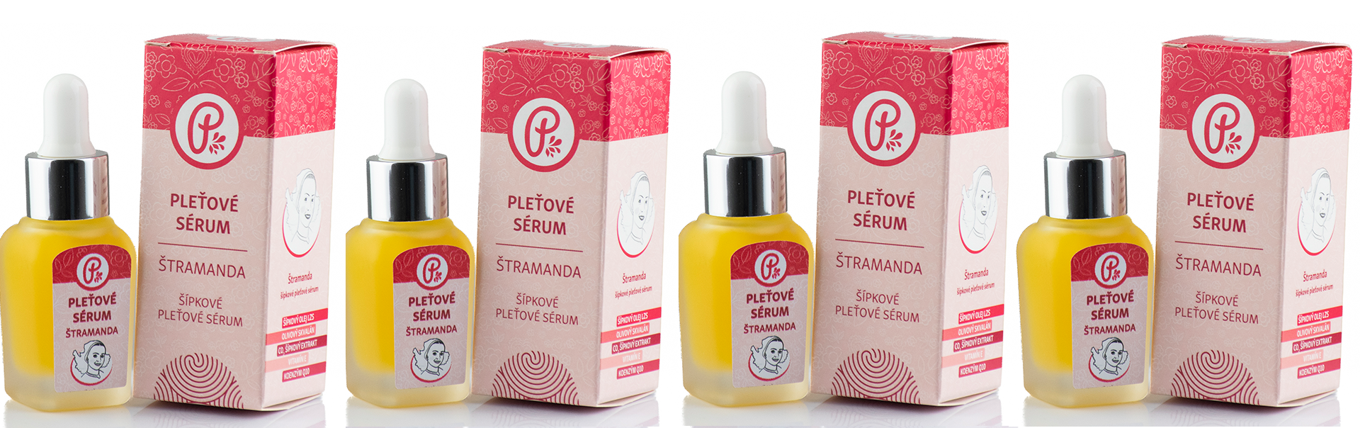 E-shop ŠTRAMANDA - šípkové sérum 3+1 zadarmo 4x15ml