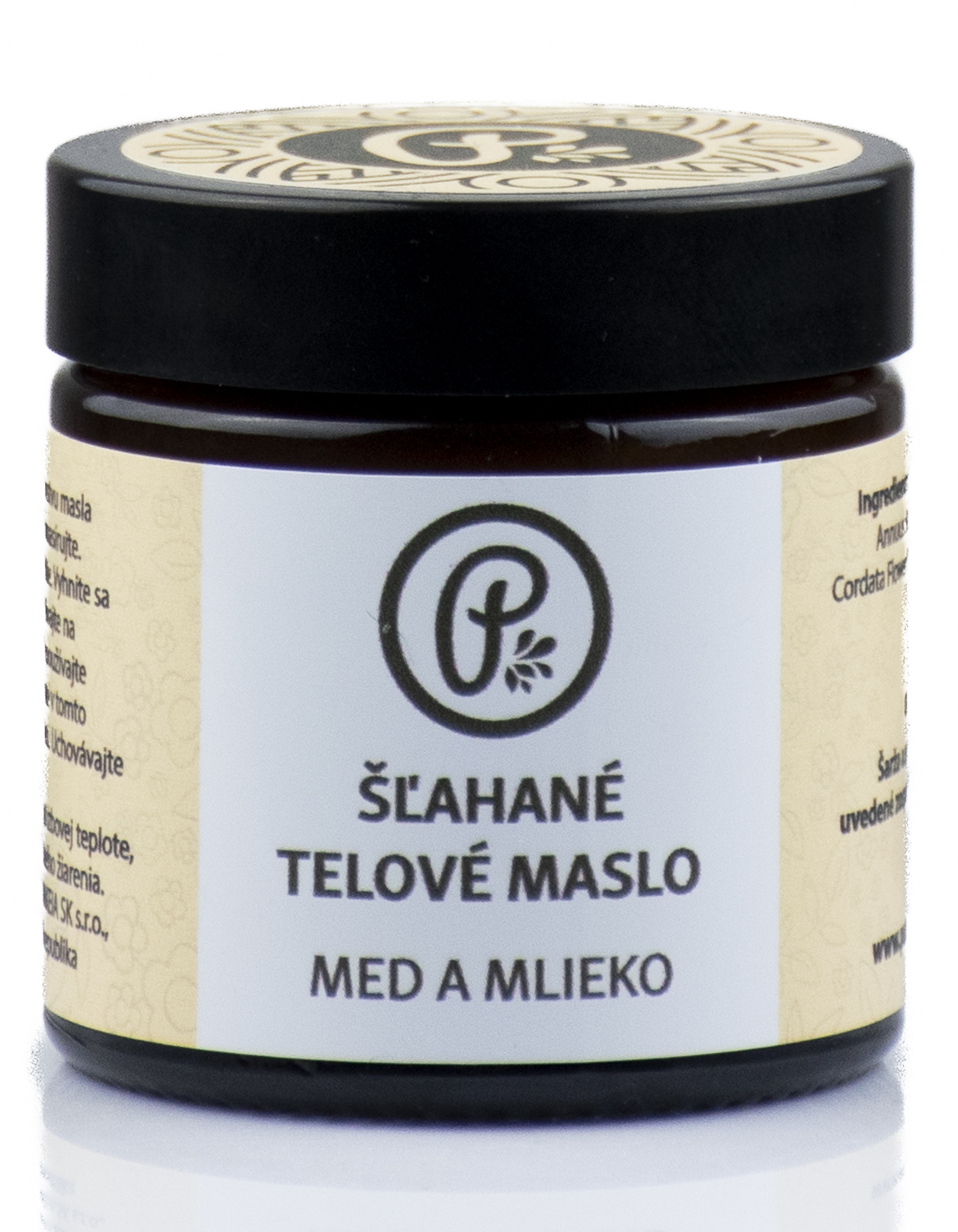 PANAKEIA Šľahané telové maslo - Med a mlieko 60ml