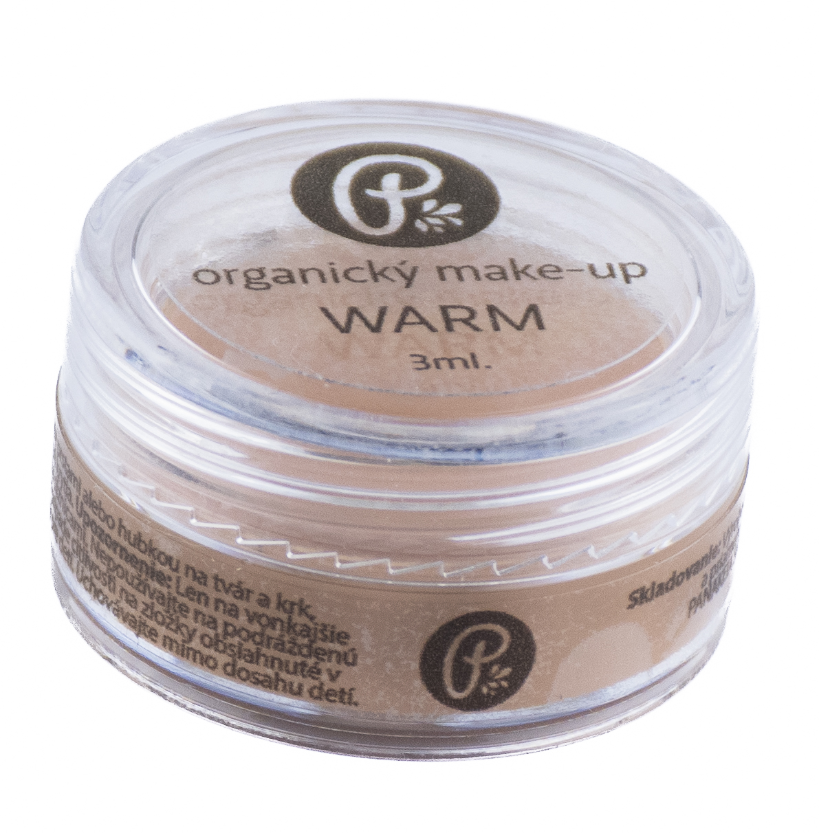 PANAKEIA (Vzorka) Organický make-up s vitamínom C a Acmellou 3ml Odtieň: WARM