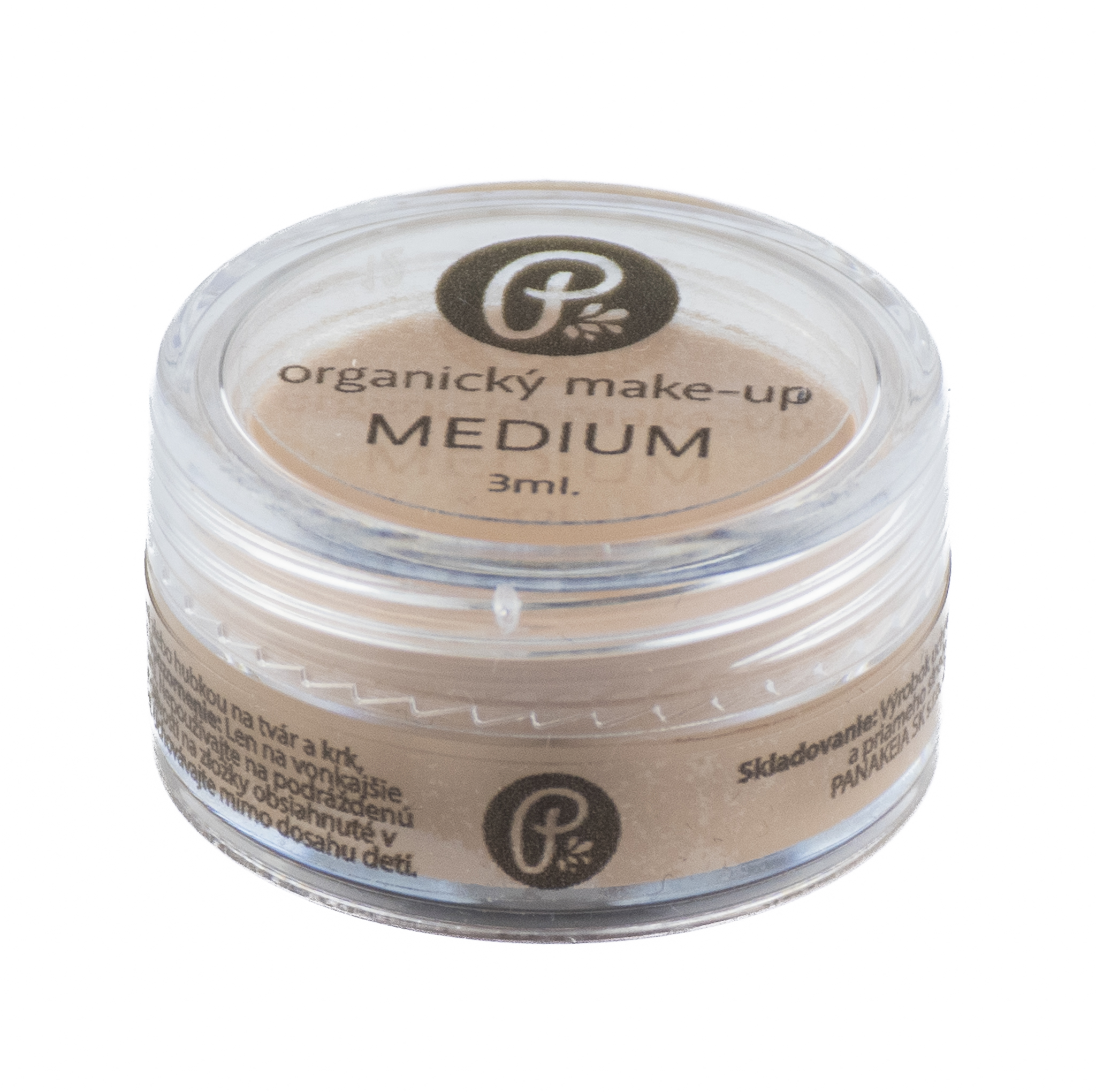 E-shop PANAKEIA (Vzorka) Organický make-up s vitamínom C a Acmellou 3ml Odtieň: MEDIUM