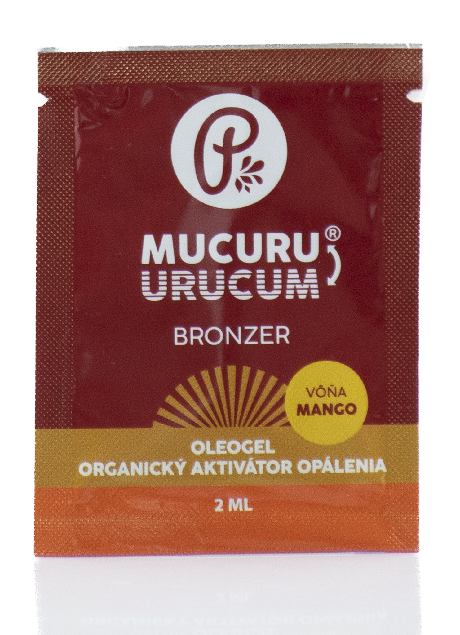 PANAKEIA (Vzorka) MUCURU® - Oleogel bronzer s morskou riasou Dunalliella salina Mango 2ml