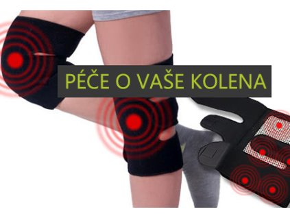 Samovýhřevné ortézy na kolena s Turmalinem