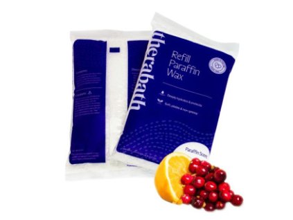 THERABATH® Granulovaný parafín Brusinka, 2,7 kg, perličky