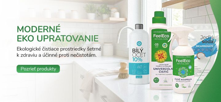 Moderné prostriedky pre eko upratovanie