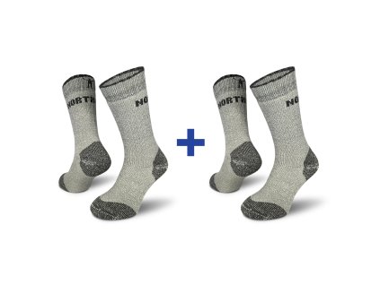 Arctick Trek Merino 2 Pack šedá