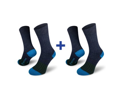 Narvik Merino 2 Pack tmavě modrá