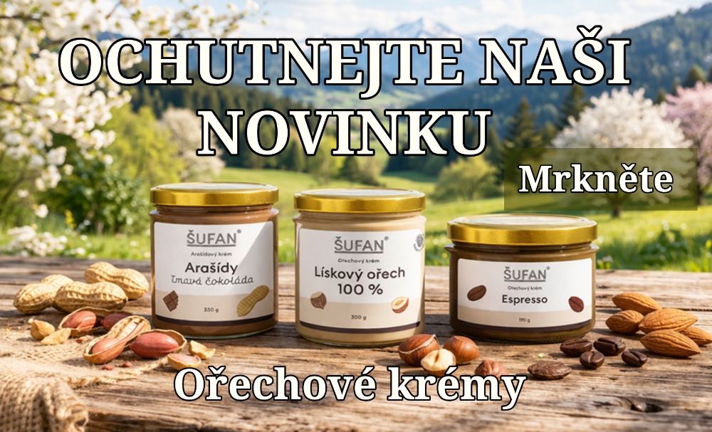 Ořechové krémy ŠUFAN
