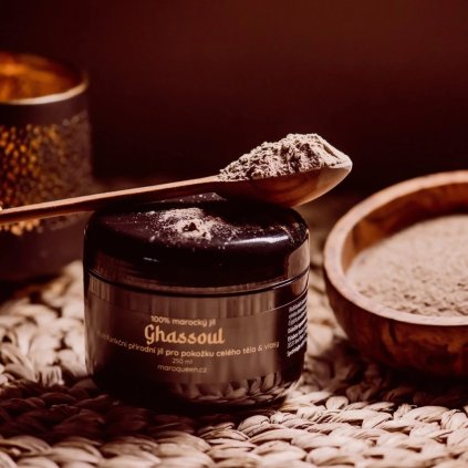 Ghassoul 100% BIO marocký jíl