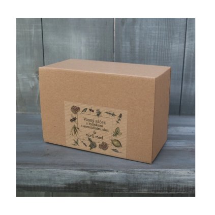 dárkový balíček s medem