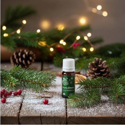 Vánoční stromeček – směs BIO esenciálních olejů (skleněná lahvička 10 ml)