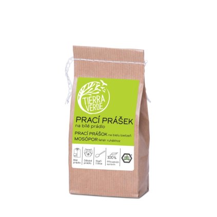 Prací prášek z mýdlových ořechů na bílé prádlo (papírový sáček 250 g)