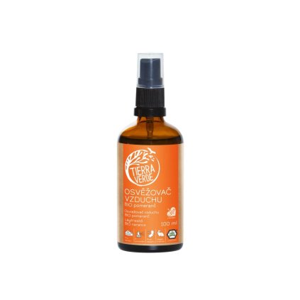 Osvěžovač vzduchu – BIO Pomeranč (skleněná lahvička 100 ml)
