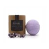 Šumivá bomba do koupele s náramkem ze vzácných kamenů (Ametyst)