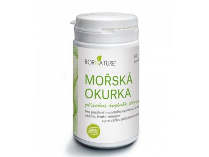 Bornature Mořská okurka (Cucumaria frondosa) 60 kapslí po 400 mg