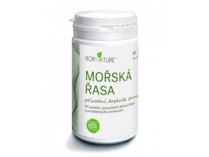 Bornature Mořská řasa - KELP, 60 kapslí po 300mg