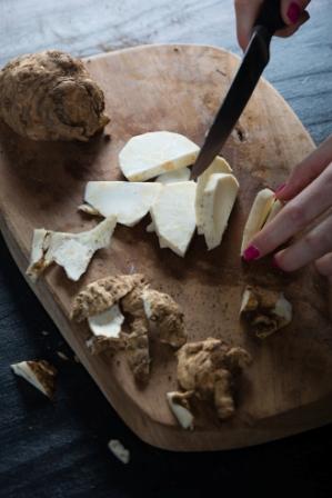 Vaříme nejmenším s celerem- první příkrm