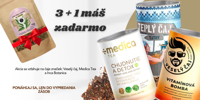 3+1 zadarmo - čaj