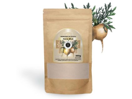 maca biela 250 prasok