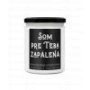 pre teba zapalena dizajnova sviecka