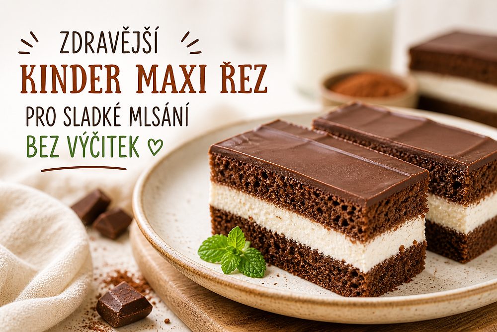 Zdravější Kinder Maxi řez pro sladké mlsání bez výčitek