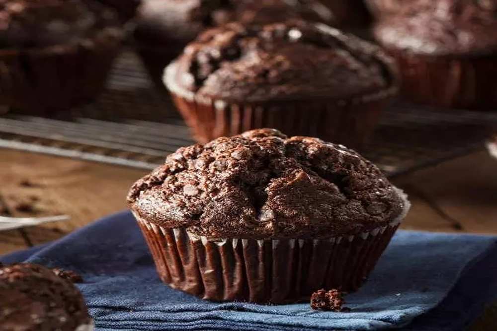 Čokoládové muffiny s lískovými ořechy