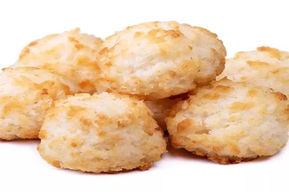 Světlé kokosové sušenky