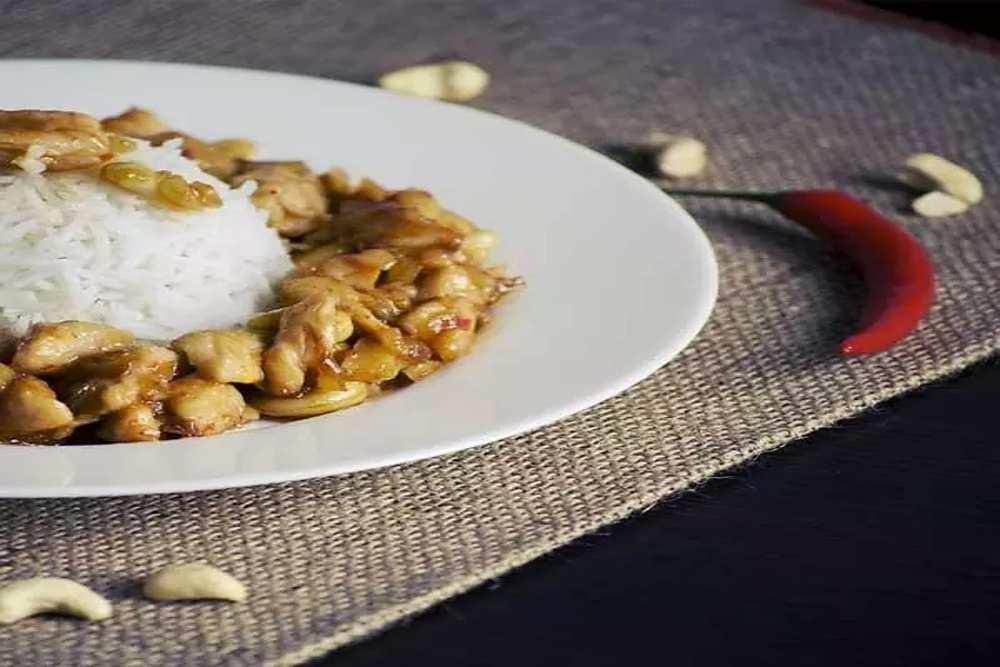 Thajské kuře s kešu