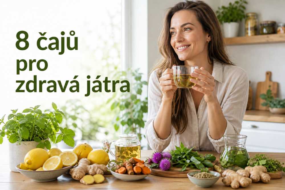 8 čajů na játra